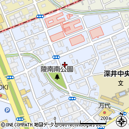 大阪府堺市中区深井北町3257-1周辺の地図