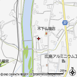 広島県広島市安佐北区白木町秋山715周辺の地図