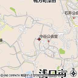 岡山県浅口市鴨方町深田1222周辺の地図