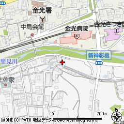 岡山県浅口市金光町大谷1745周辺の地図