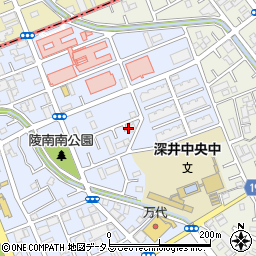 大阪府堺市中区深井北町3212-2周辺の地図