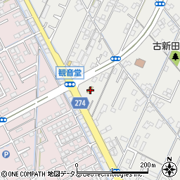 セブンイレブン倉敷福田観音堂店周辺の地図