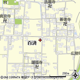 奈良県北葛城郡広陵町百済1013周辺の地図