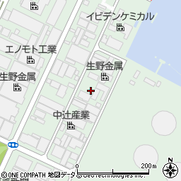 阪堺石油株式会社　臨海ターミナル周辺の地図