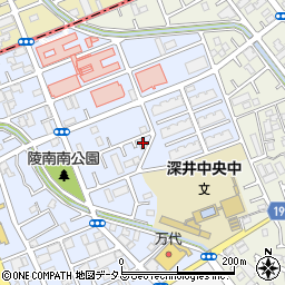 大阪府堺市中区深井北町3213周辺の地図