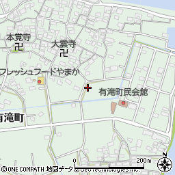 三重県伊勢市有滝町周辺の地図