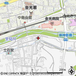 岡山県浅口市金光町大谷241-1周辺の地図