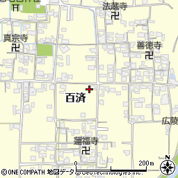 奈良県北葛城郡広陵町百済1013-3周辺の地図