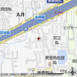 大阪府堺市美原区太井541-24周辺の地図