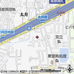 大阪府堺市美原区太井541-6周辺の地図
