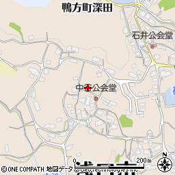 岡山県浅口市鴨方町深田1217-1周辺の地図