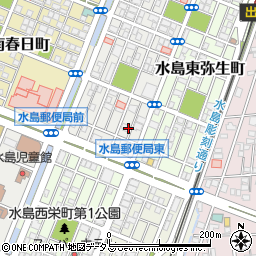岡山県倉敷市水島西弥生町1-8周辺の地図