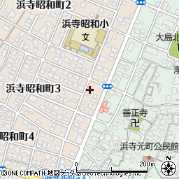 パソコンスクールランボー堺浜寺校周辺の地図
