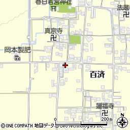 奈良県北葛城郡広陵町百済1040周辺の地図