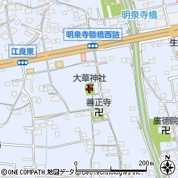 大草神社周辺の地図