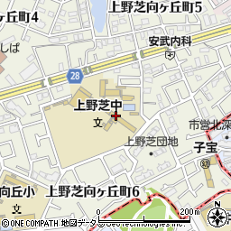 堺市立上野芝中学校周辺の地図