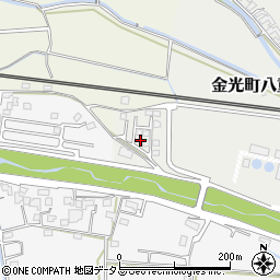 岡山県浅口市金光町八重5-1周辺の地図