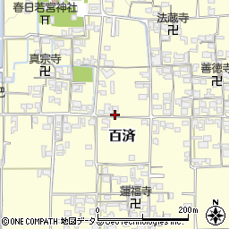 奈良県北葛城郡広陵町百済1207周辺の地図