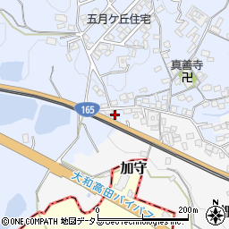 奈良県香芝市穴虫2488周辺の地図