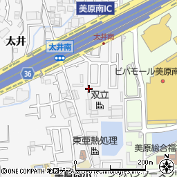 大阪府堺市美原区太井630-33周辺の地図