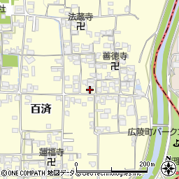 奈良県北葛城郡広陵町百済1231周辺の地図