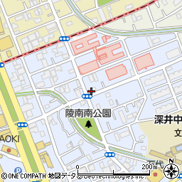 大阪府堺市中区深井北町3169-5周辺の地図