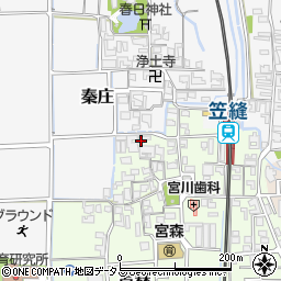 奈良県磯城郡田原本町宮森348周辺の地図