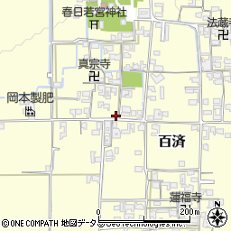 奈良県北葛城郡広陵町百済1184周辺の地図