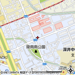 大阪府堺市中区深井北町3169周辺の地図