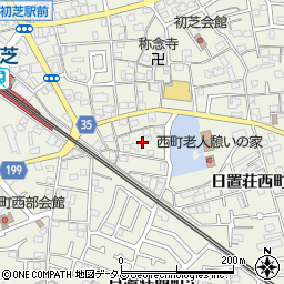 大阪府堺市東区日置荘西町3丁6周辺の地図