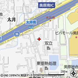 大阪府堺市美原区太井642周辺の地図