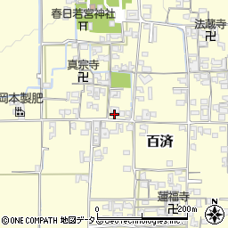 奈良県北葛城郡広陵町百済1187周辺の地図