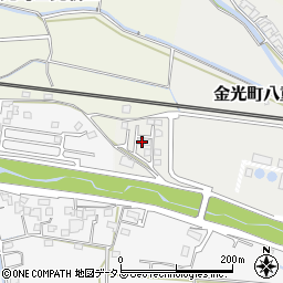 岡山県浅口市金光町八重5周辺の地図