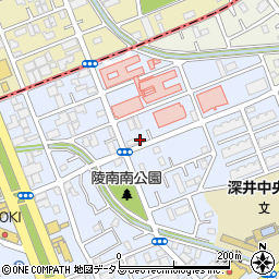 大阪府堺市中区深井北町3168-10周辺の地図