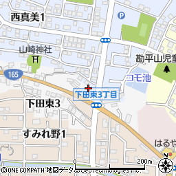 奈良県香芝市西真美1丁目33周辺の地図