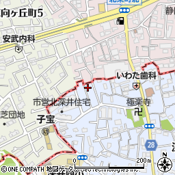 大阪府堺市中区深井北町813-8周辺の地図