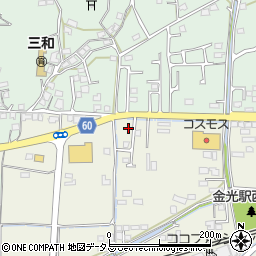 岡山県浅口市金光町占見新田58-6周辺の地図