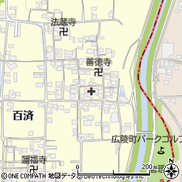 奈良県北葛城郡広陵町百済1237周辺の地図