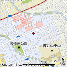 大阪府堺市中区深井北町3238周辺の地図