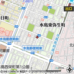 岡山県倉敷市水島西弥生町1-21周辺の地図