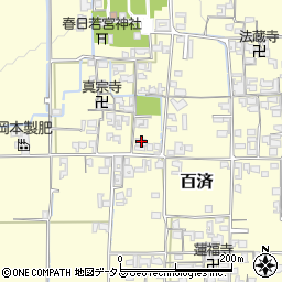 奈良県北葛城郡広陵町百済1187-1周辺の地図