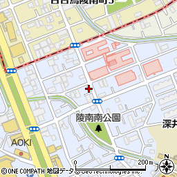 大阪府堺市中区深井北町3149周辺の地図