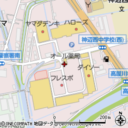 株式会社啓文社　コア神辺店周辺の地図
