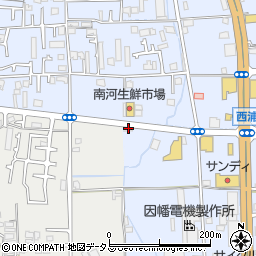 大阪府羽曳野市西浦921-1周辺の地図