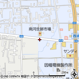 大阪府羽曳野市西浦921-1周辺の地図