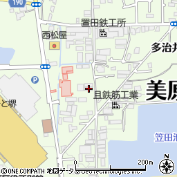 大阪府堺市美原区多治井27周辺の地図