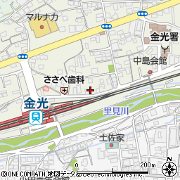 岡山県浅口市金光町占見新田444周辺の地図