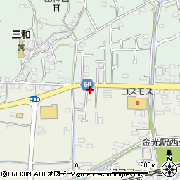岡山県浅口市金光町占見新田58-3周辺の地図