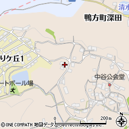 岡山県浅口市鴨方町深田1361-1周辺の地図