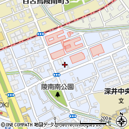 大阪府堺市中区深井北町3168-6周辺の地図